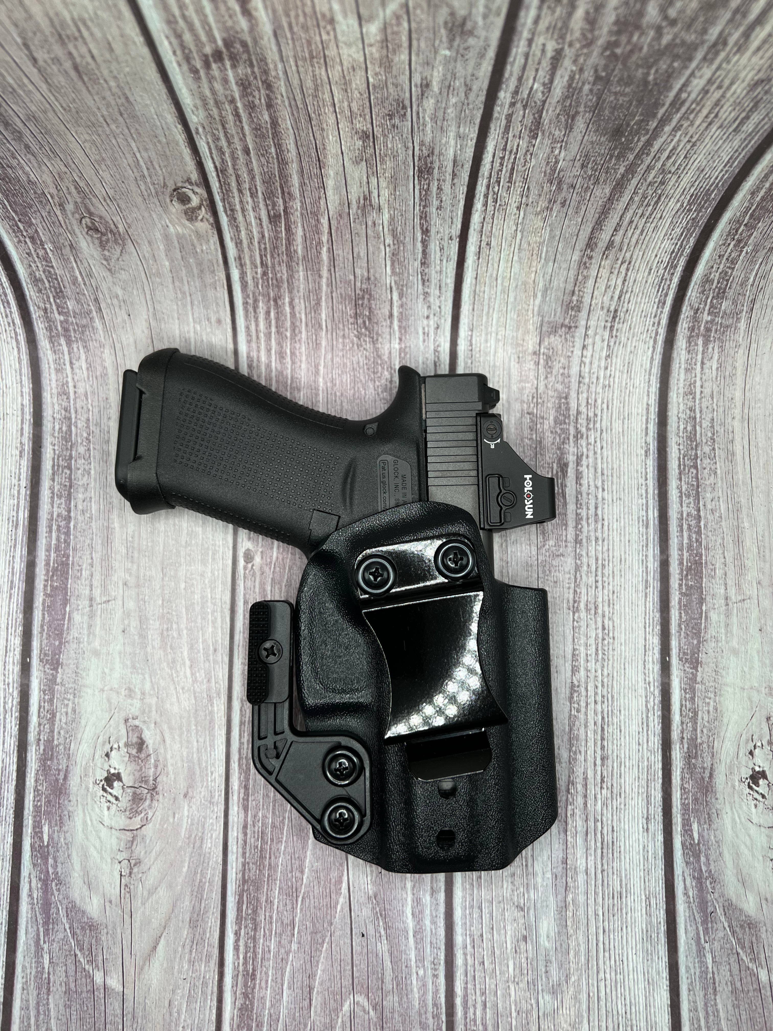 Lawful concealed carry Louis Vuitton style patterned holster for a Glock 17  gen 4. : r/guns