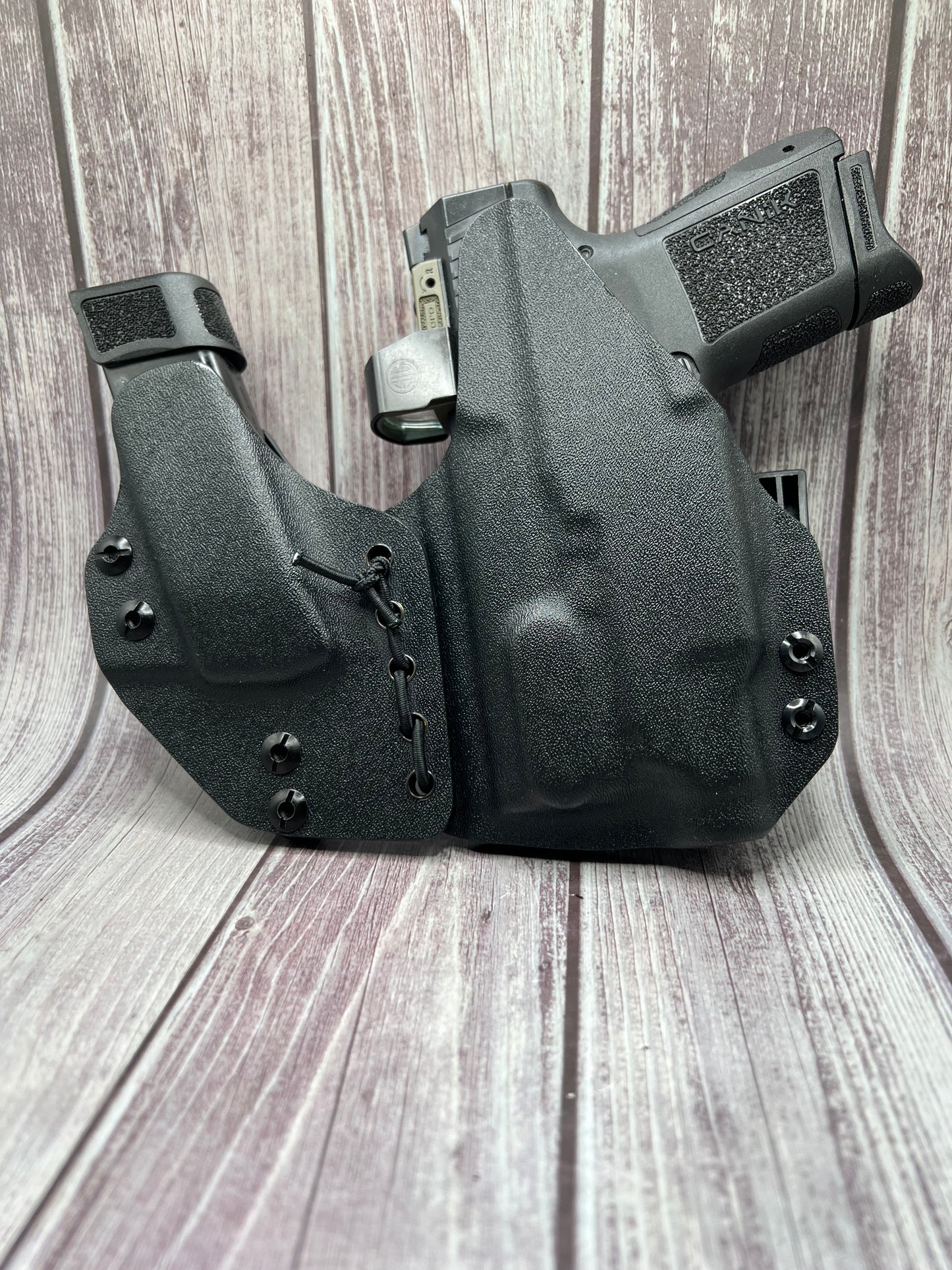 Light Bearing AIWB Holster for Canik METE MC9 Pistol. Appendix Inside the Waistband