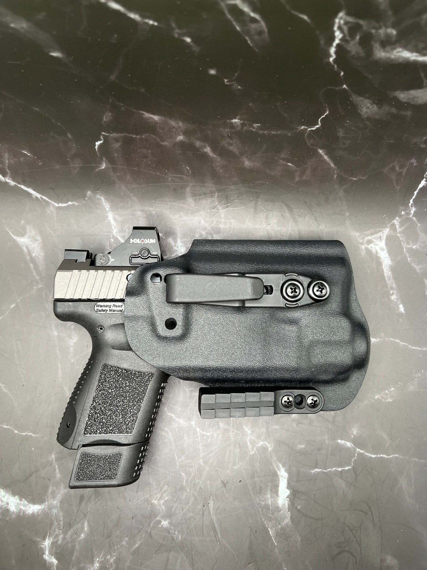 IWB Light Bearing Holster for Canik TP9 Elite Sub-Compact Pistol