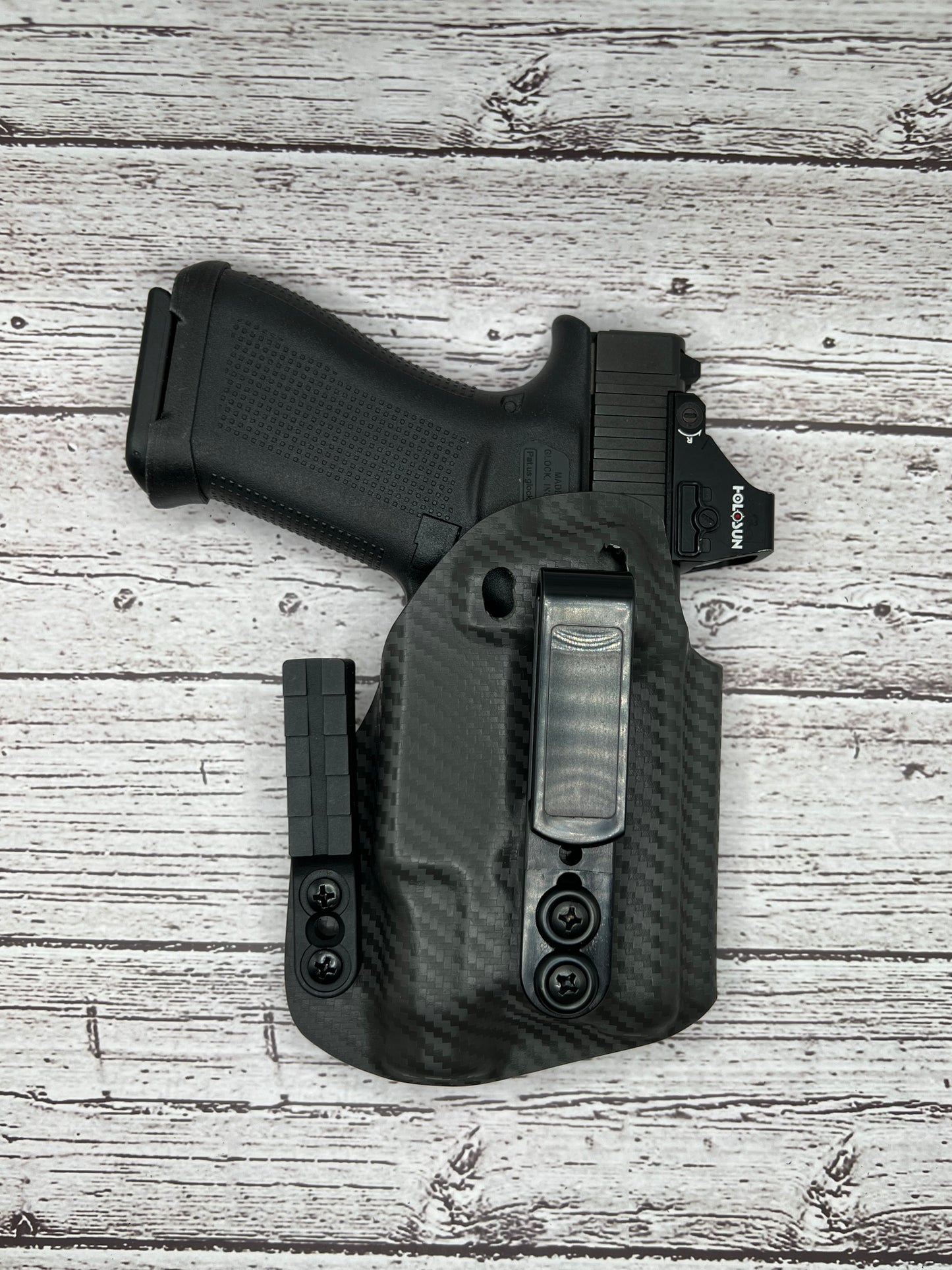 Light bearing IWB Holster for Glock 43X / 48 MOS Pistol Streamlight TLR-7Sub .