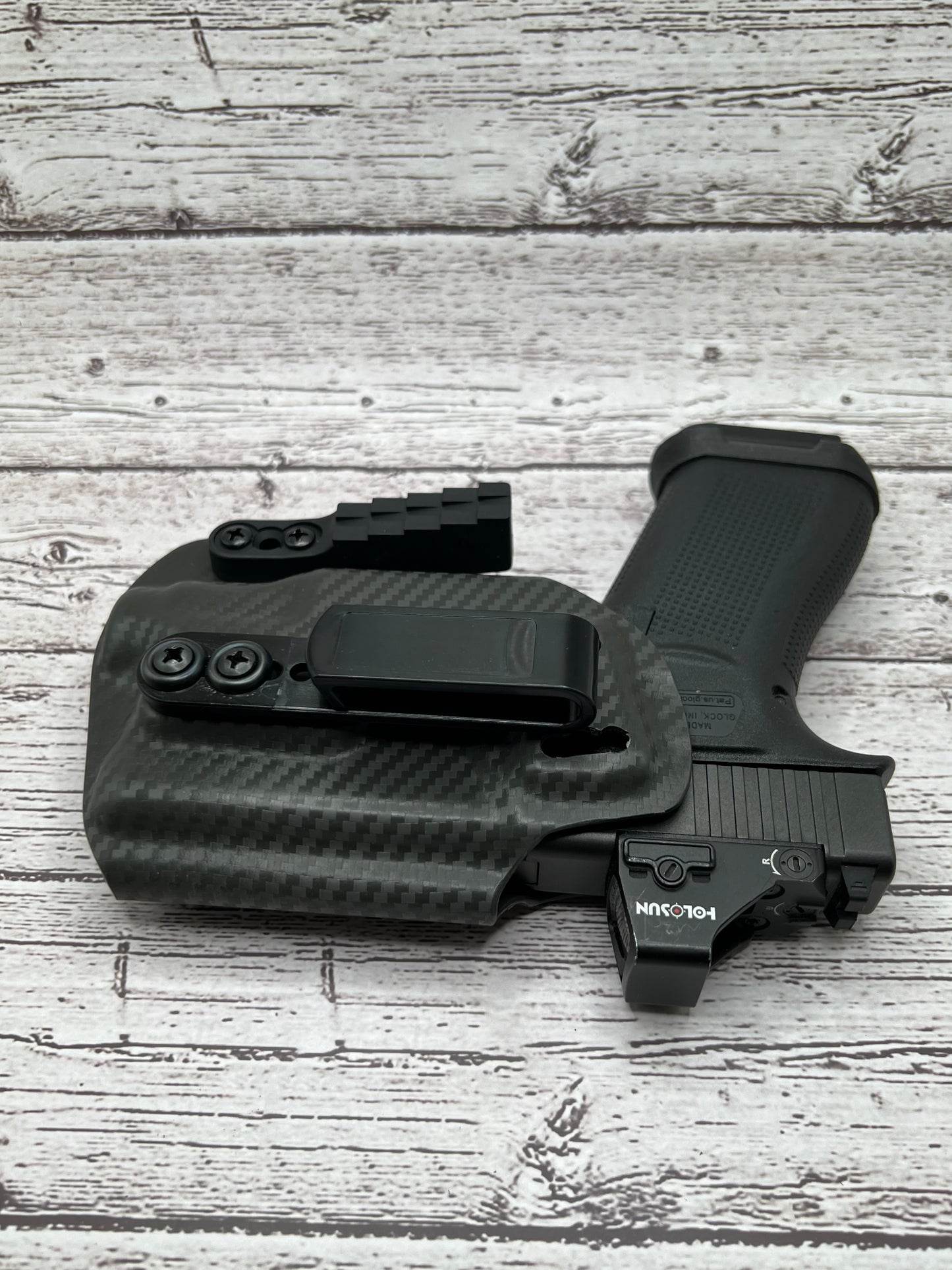 Light bearing IWB Holster for Glock 43X / 48 MOS Pistol Streamlight TLR-7Sub .