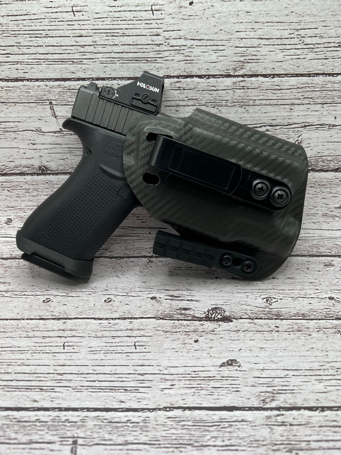 Light bearing IWB Holster for Glock 43X / 48 MOS Pistol Streamlight TLR-7Sub .