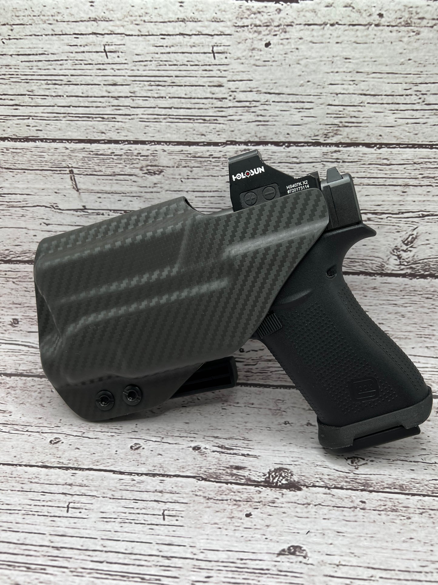 Light bearing IWB Holster for Glock 43X / 48 MOS Pistol Streamlight TLR-7Sub .