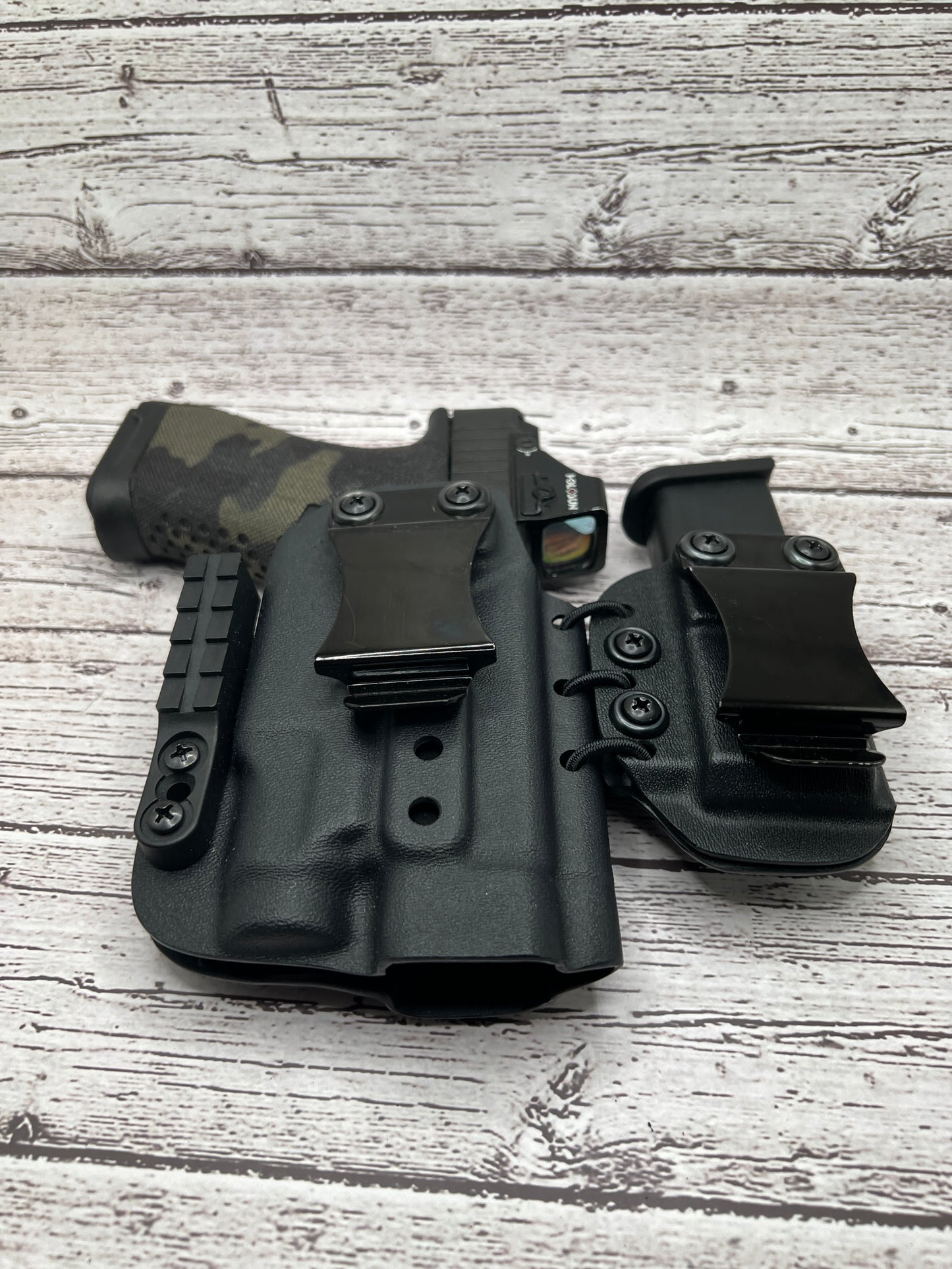 Light bearing IWB Holster for Glock 43X MOS / 48 MOS Pistol Streamlight TLR-8Sub .