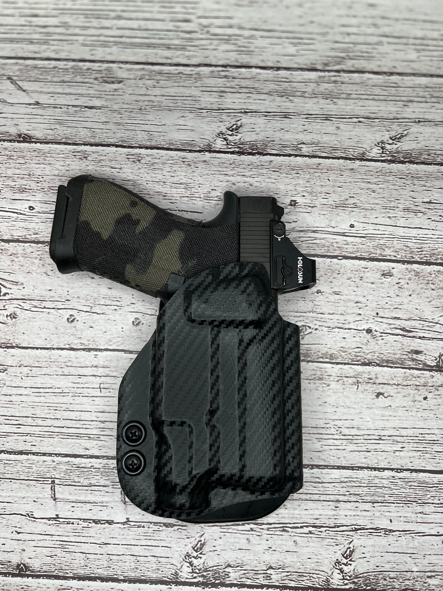 Light bearing OWB Paddle Holster for Glock 43X / 48 MOS Pistol Streamlight TLR-8Sub .