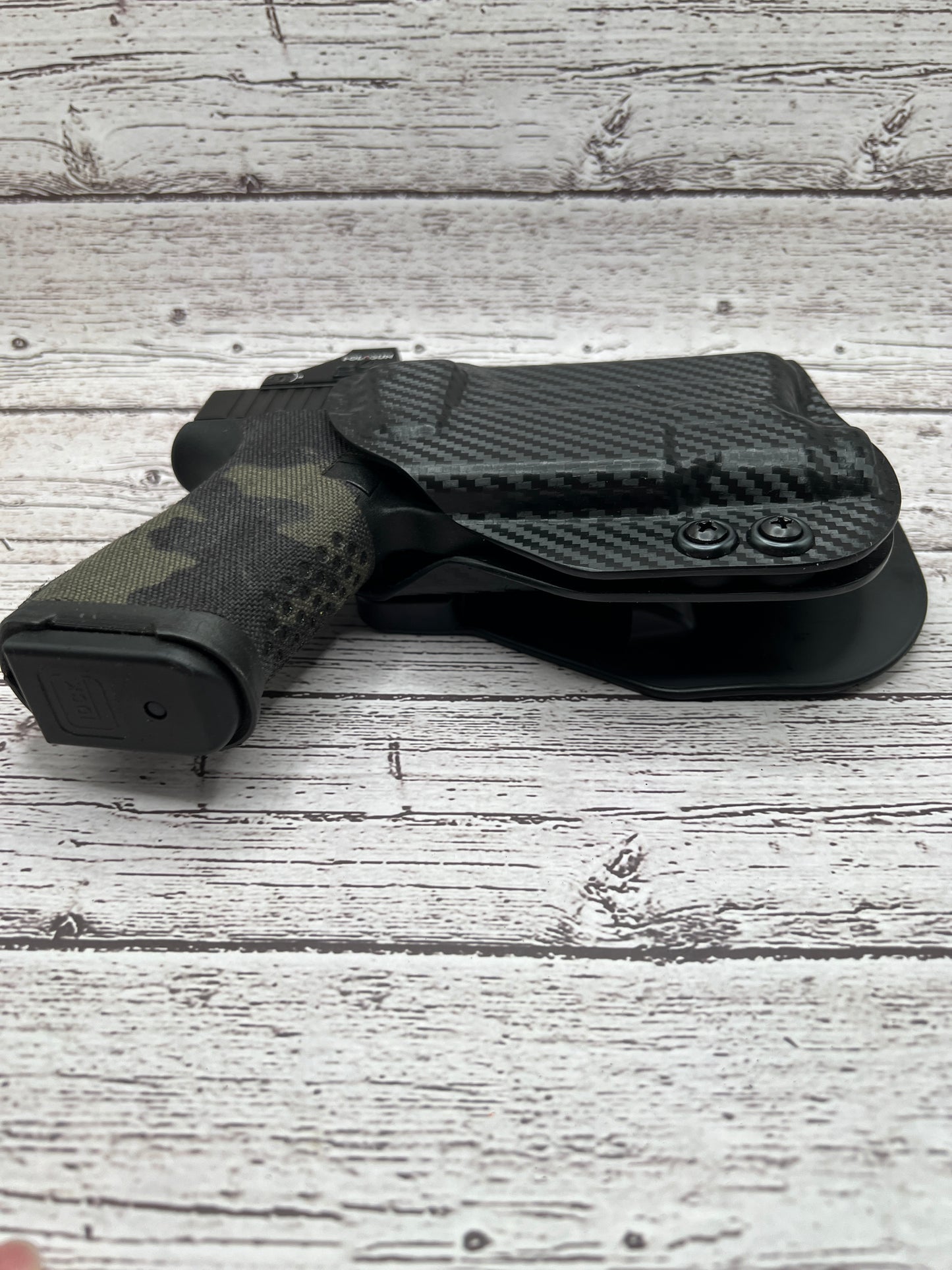 Light bearing OWB Holster for Glock 43X / 48 MOS Pistol Streamlight TLR-8Sub .