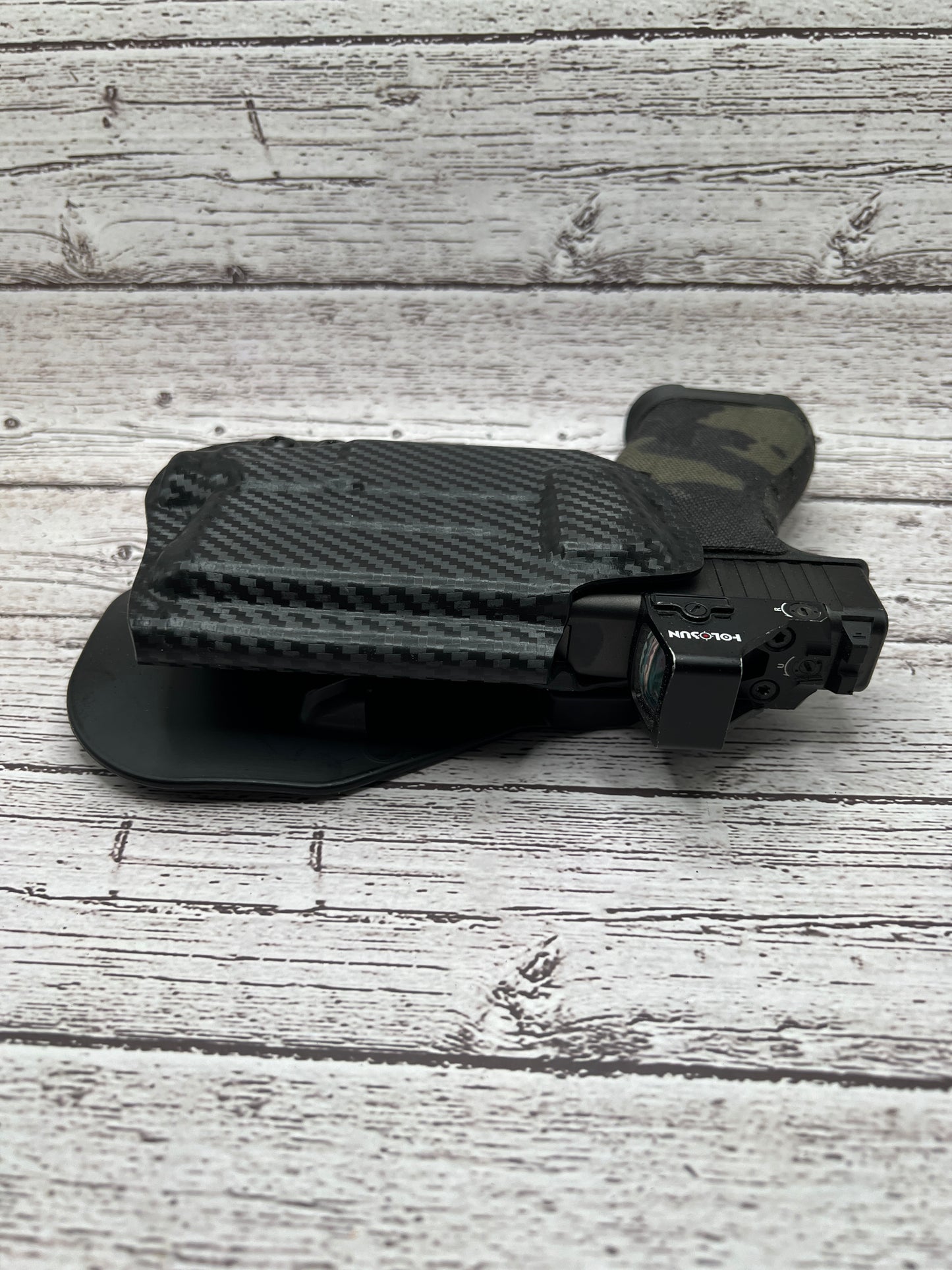 Light bearing OWB Paddle Holster for Glock 43X / 48 MOS Pistol Streamlight TLR-8Sub .