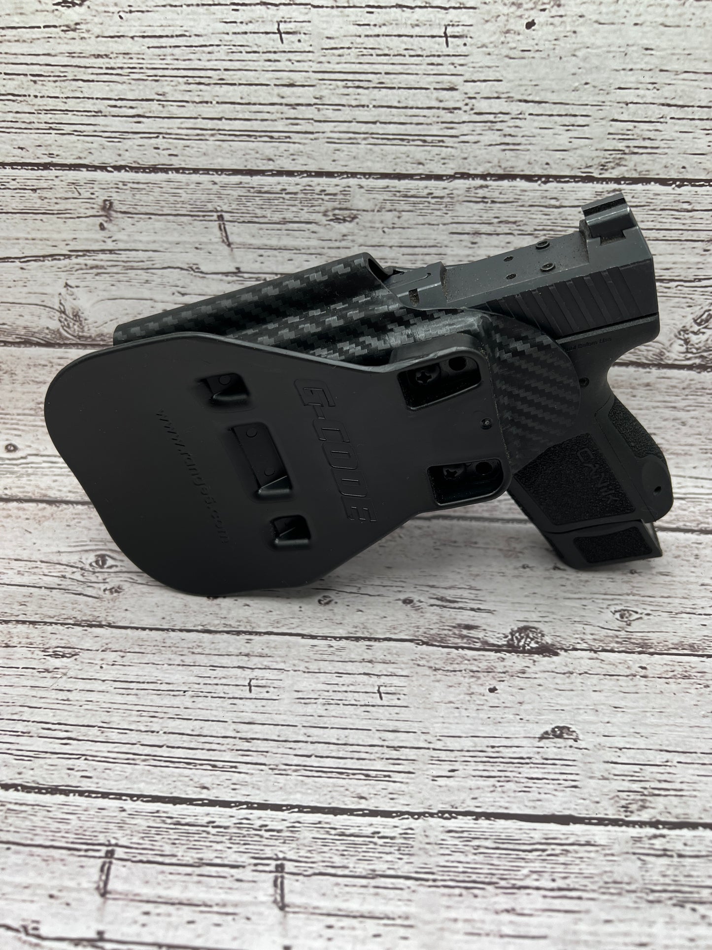 OWB Paddle Light Bearing Holster for  Canik TP9 Elite Sub-Compact Pistol