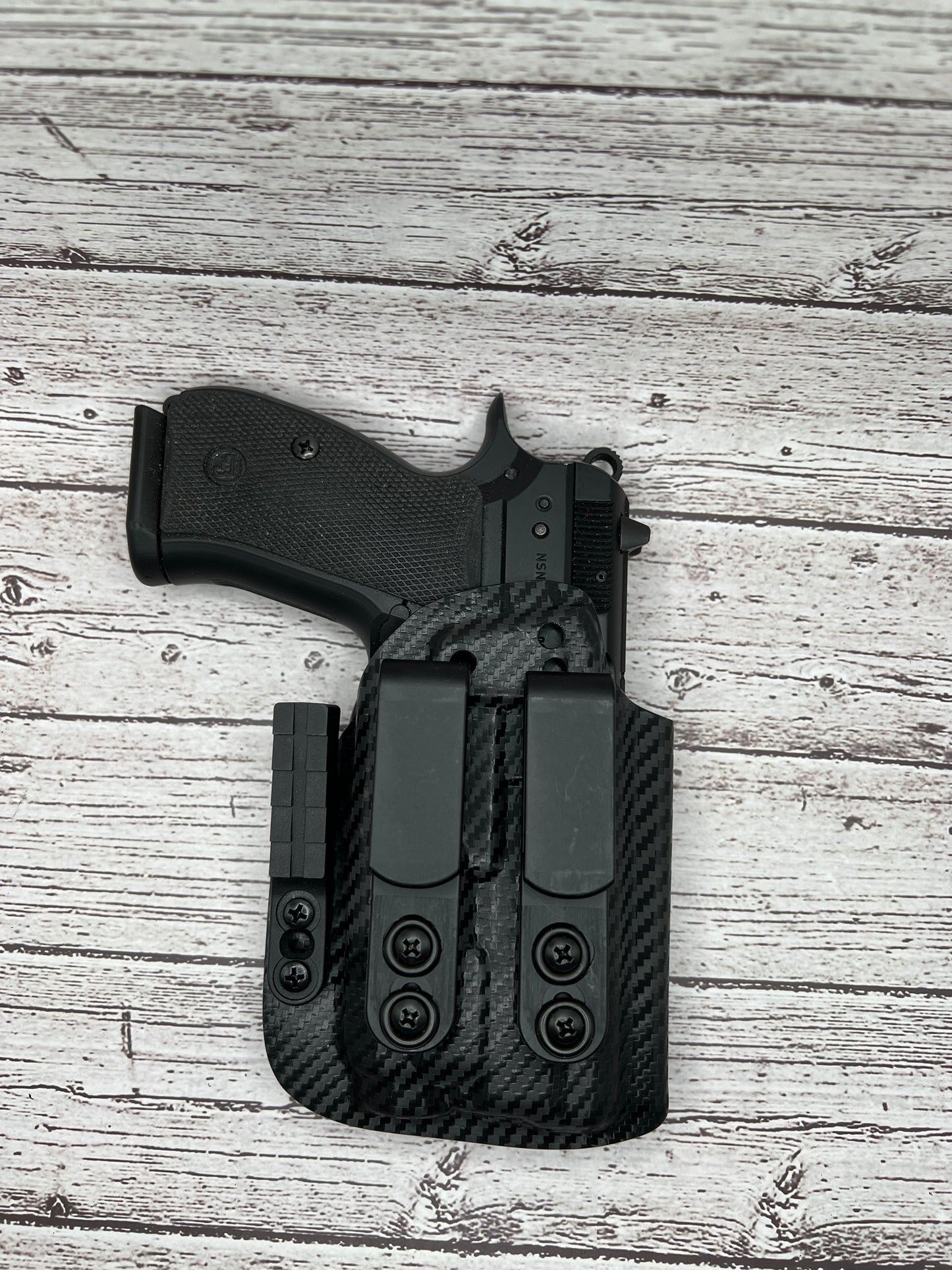 IWB Light Bearing Holster for CZ 75 P01 Pistol