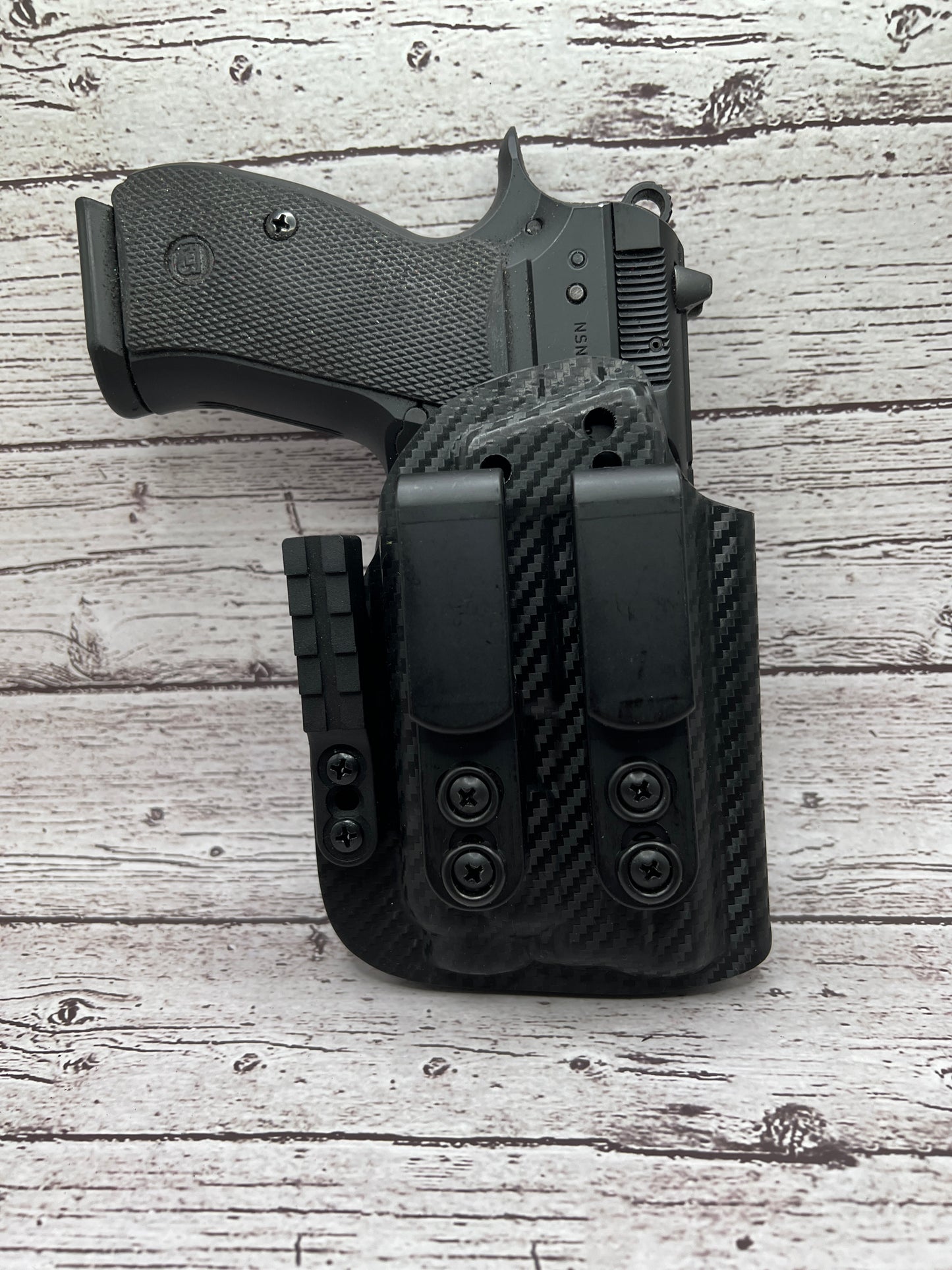 IWB Light Bearing Holster for CZ 75 P01 Pistol