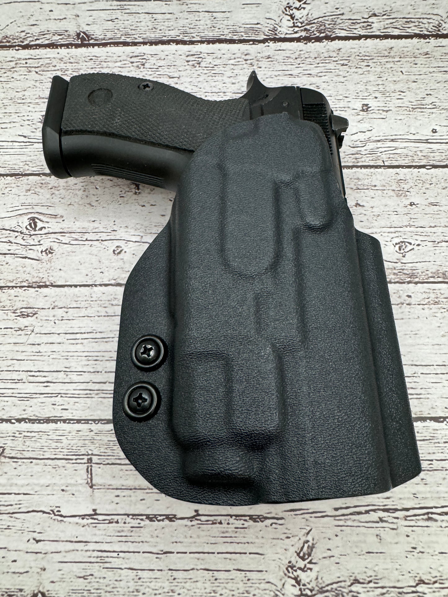 OWB Paddle Light Bearing Holster for CZ 75 P01 Pistol