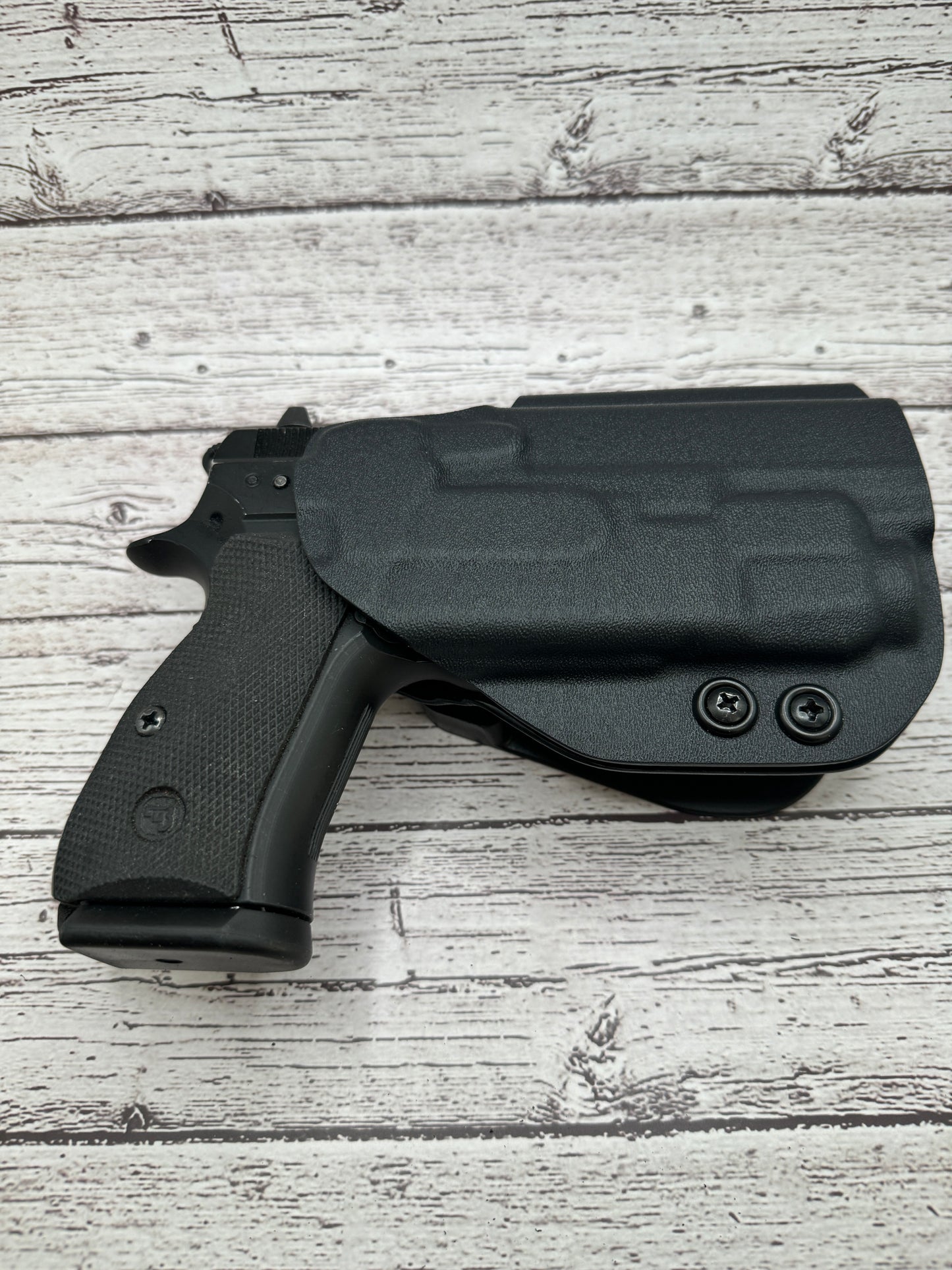 OWB Paddle Light Bearing Holster for CZ 75 P01 Pistol