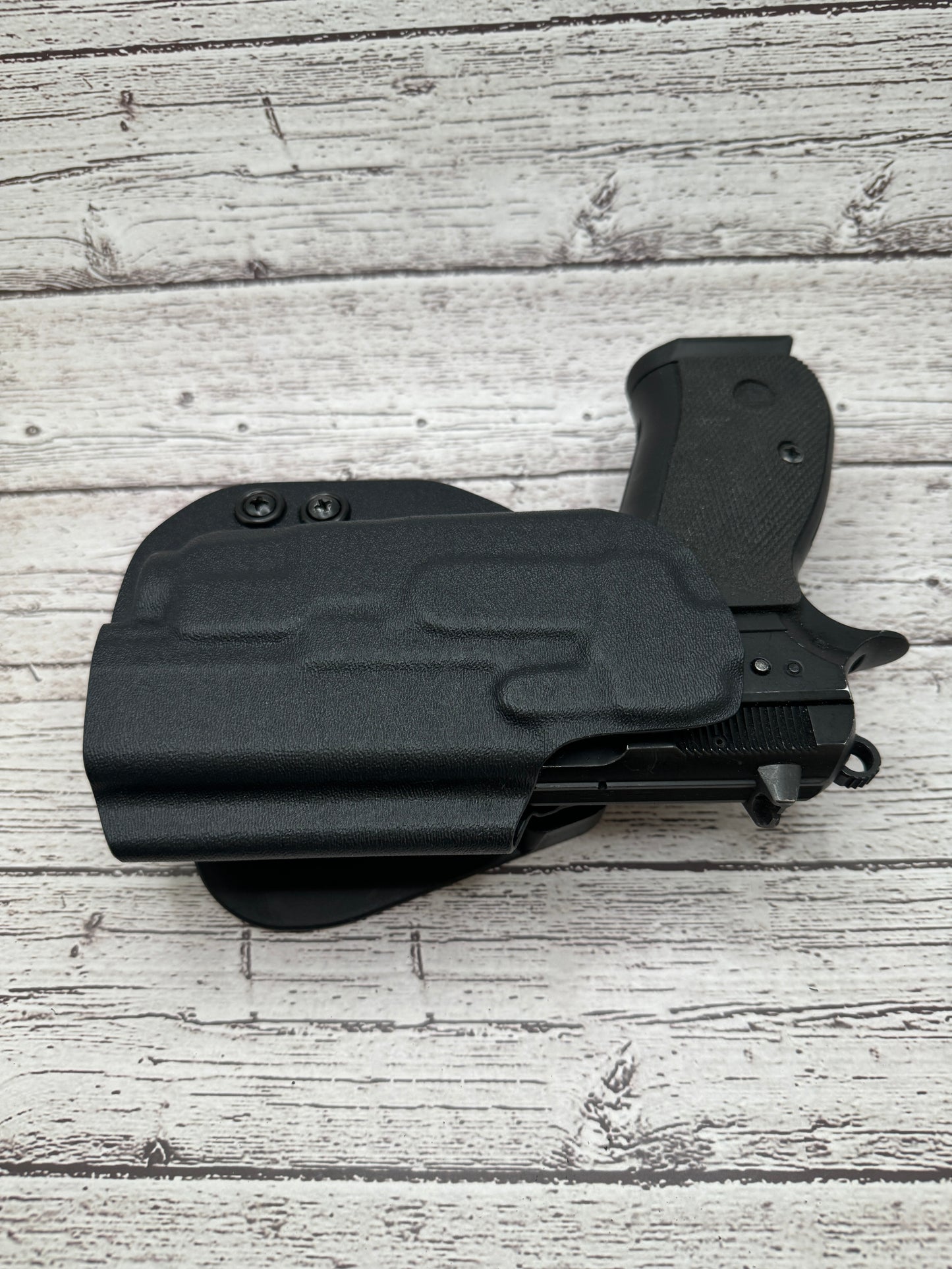 OWB Paddle Light Bearing Holster for CZ 75 P01 Pistol