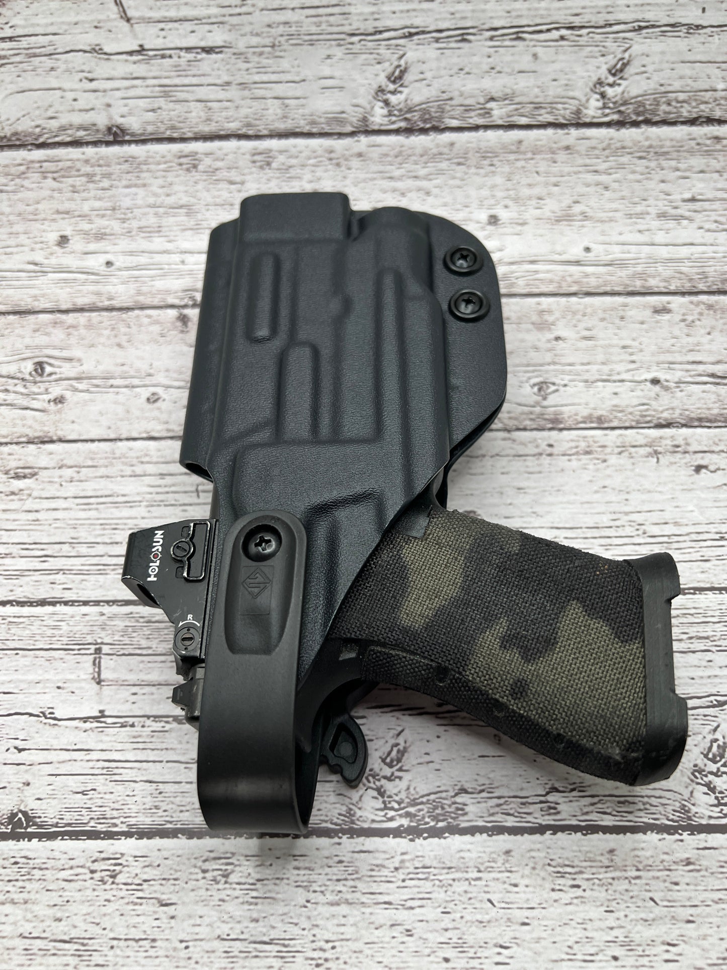 Level II Light bearing OWB Paddle Holster for Glock 43X Mos / 48 MOS Pistol Streamlight TLR-8Sub .