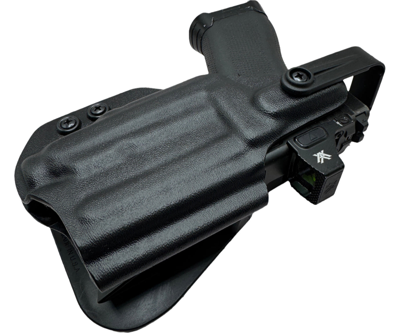 Level II Light bearing OWB Paddle Holster for Glock 43X Mos / 48 MOS Pistol Streamlight TLR-8Sub .