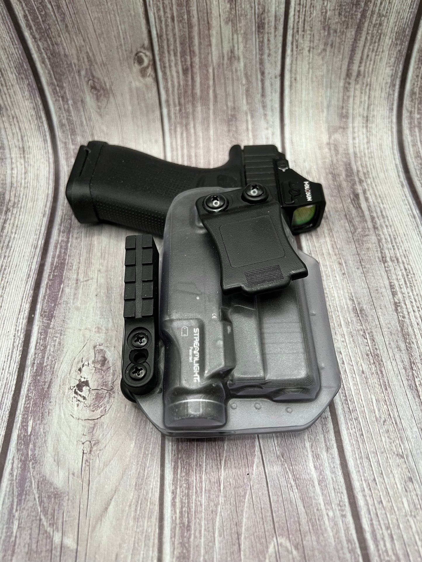 Light bearing IWB Holster for Glock 43X / 48 MOS Pistol Streamlight TLR-7Sub .