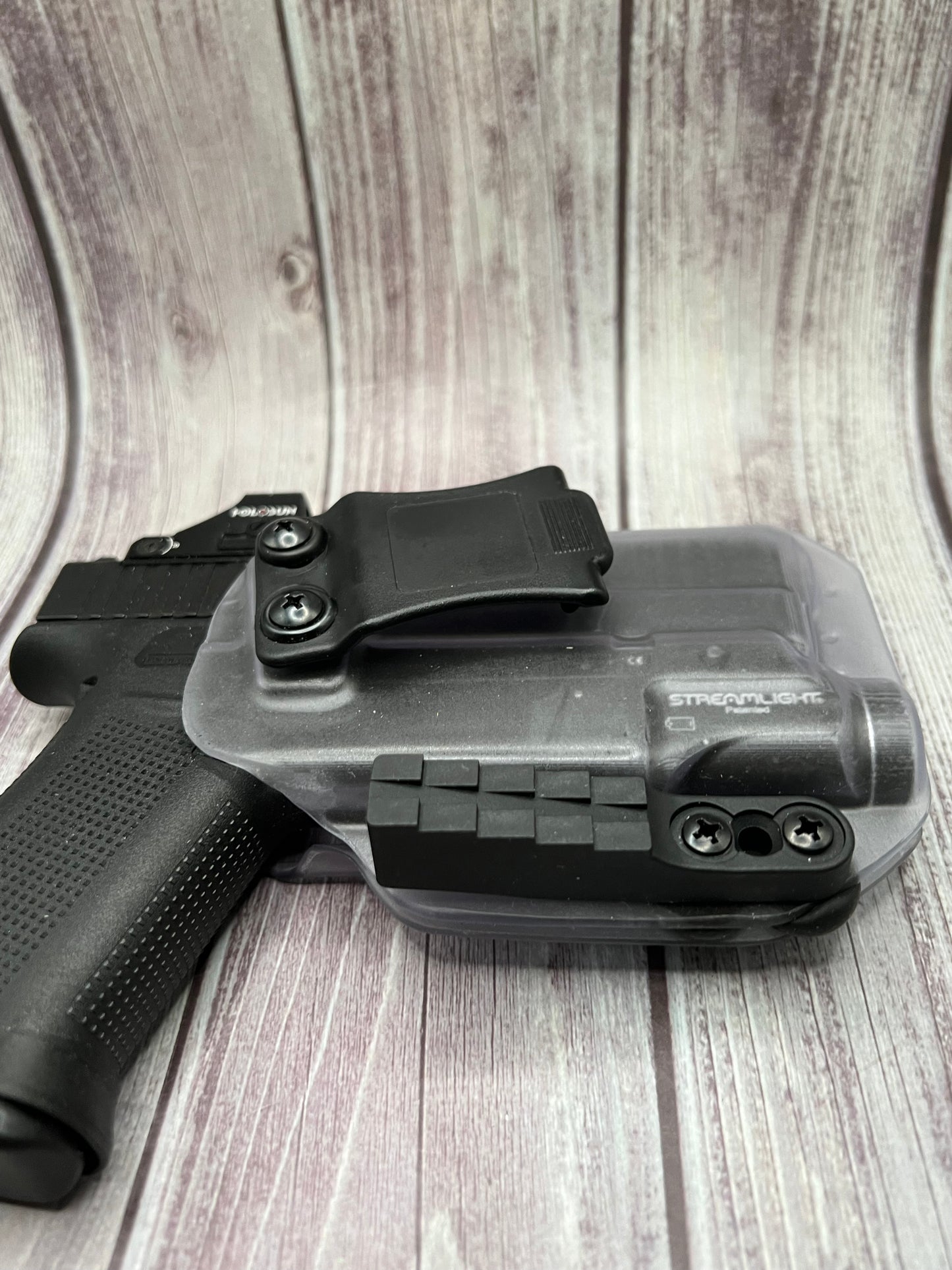 Light bearing IWB Holster for Glock 43X / 48 MOS Pistol Streamlight TLR-7Sub .